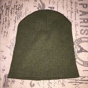 Olive Green Beanie Hat